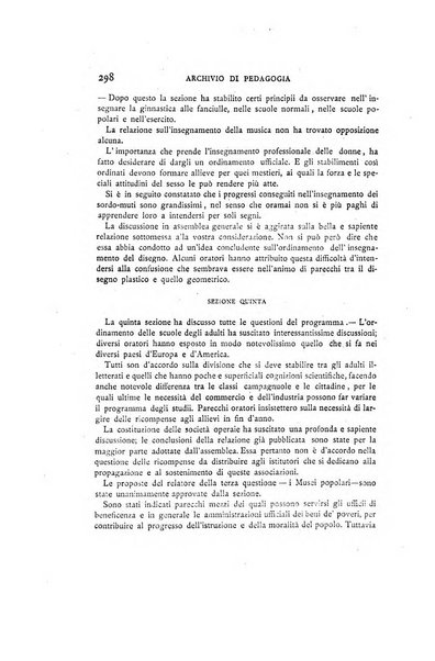 Archivio di pedagogia e scienze affini