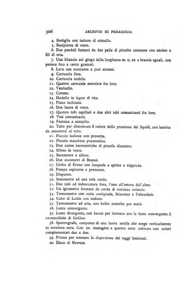 Archivio di pedagogia e scienze affini