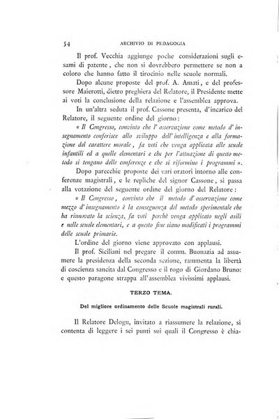 Archivio di pedagogia e scienze affini