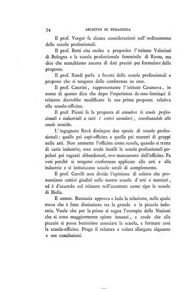 Archivio di pedagogia e scienze affini