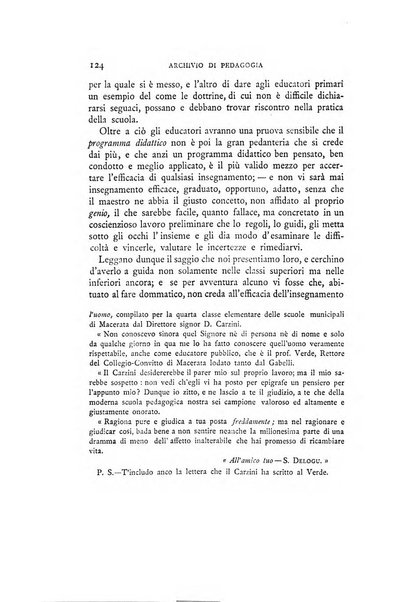 Archivio di pedagogia e scienze affini