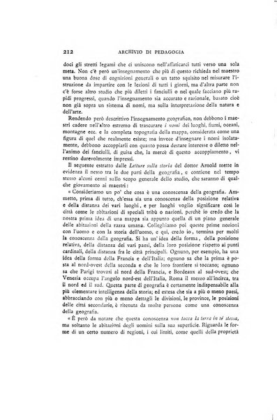 Archivio di pedagogia e scienze affini