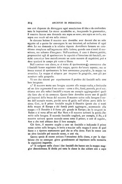 Archivio di pedagogia e scienze affini