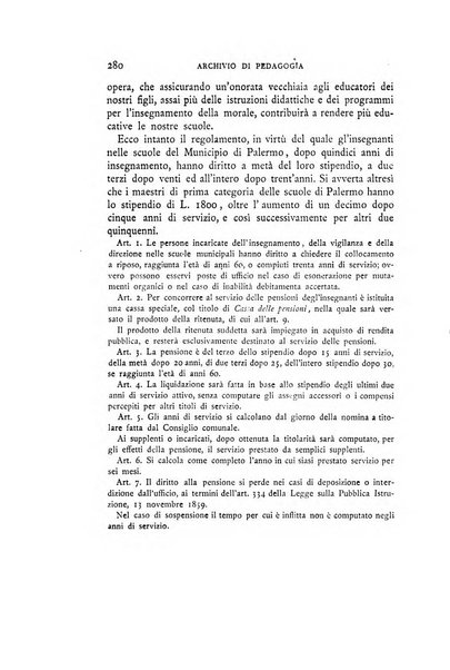 Archivio di pedagogia e scienze affini