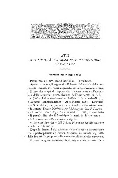 Archivio di pedagogia e scienze affini