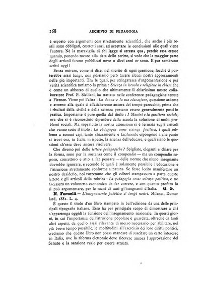 Archivio di pedagogia e scienze affini