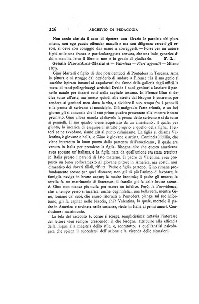 Archivio di pedagogia e scienze affini