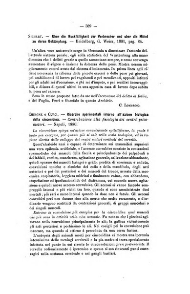 Archivio di psichiatria, scienze penali ed antropologia criminale per servire allo studio dell'uomo alienato e delinquente