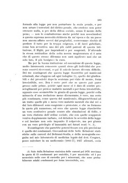 Archivio di psichiatria, scienze penali ed antropologia criminale per servire allo studio dell'uomo alienato e delinquente