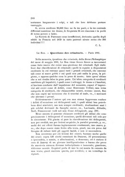 Archivio di psichiatria, scienze penali ed antropologia criminale per servire allo studio dell'uomo alienato e delinquente