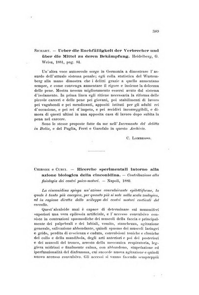 Archivio di psichiatria, scienze penali ed antropologia criminale per servire allo studio dell'uomo alienato e delinquente