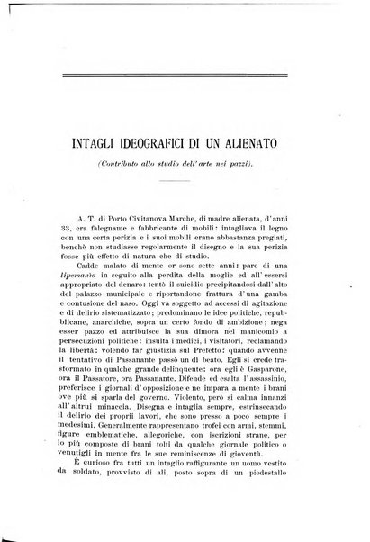 Archivio di psichiatria, scienze penali ed antropologia criminale per servire allo studio dell'uomo alienato e delinquente