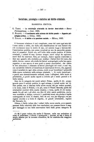 Archivio di psichiatria, scienze penali ed antropologia criminale per servire allo studio dell'uomo alienato e delinquente