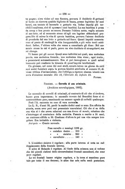 Archivio di psichiatria, scienze penali ed antropologia criminale per servire allo studio dell'uomo alienato e delinquente