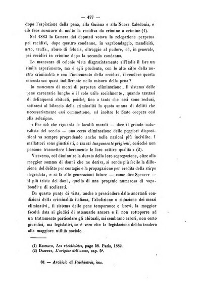 Archivio di psichiatria, scienze penali ed antropologia criminale per servire allo studio dell'uomo alienato e delinquente