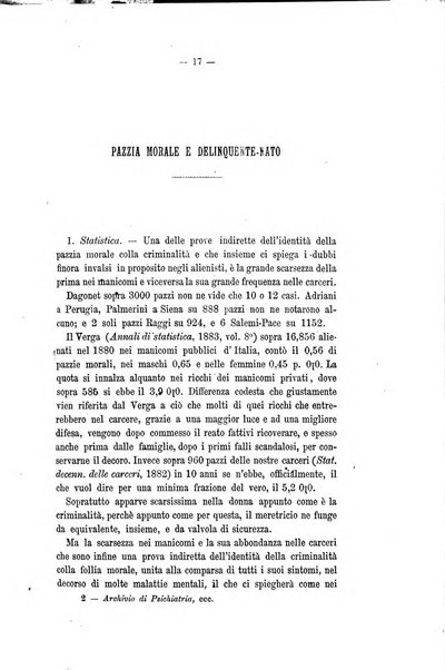 Archivio di psichiatria, scienze penali ed antropologia criminale per servire allo studio dell'uomo alienato e delinquente