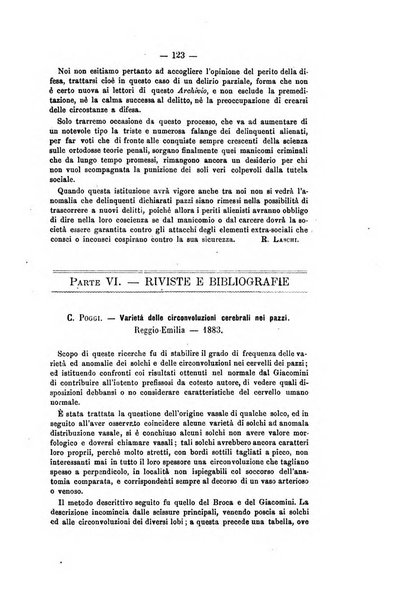 Archivio di psichiatria, scienze penali ed antropologia criminale per servire allo studio dell'uomo alienato e delinquente