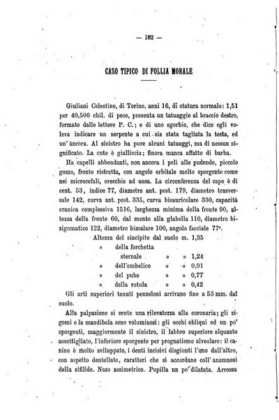 Archivio di psichiatria, scienze penali ed antropologia criminale per servire allo studio dell'uomo alienato e delinquente