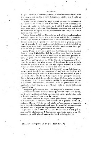 Archivio di psichiatria, scienze penali ed antropologia criminale per servire allo studio dell'uomo alienato e delinquente