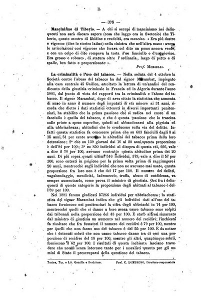 Archivio di psichiatria, scienze penali ed antropologia criminale per servire allo studio dell'uomo alienato e delinquente