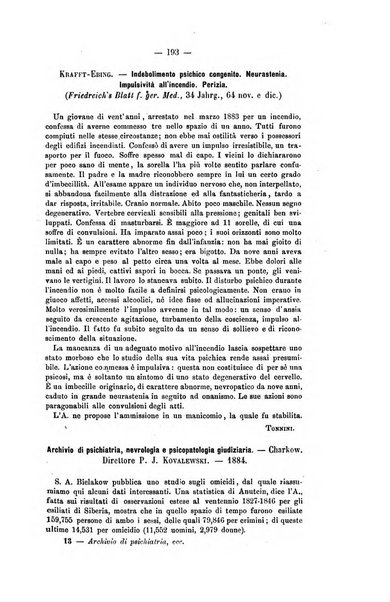 Archivio di psichiatria, scienze penali ed antropologia criminale per servire allo studio dell'uomo alienato e delinquente