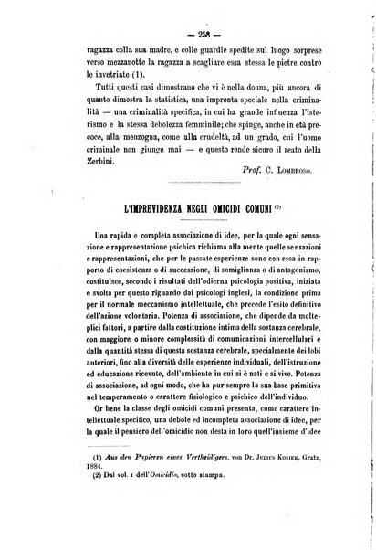 Archivio di psichiatria, scienze penali ed antropologia criminale per servire allo studio dell'uomo alienato e delinquente