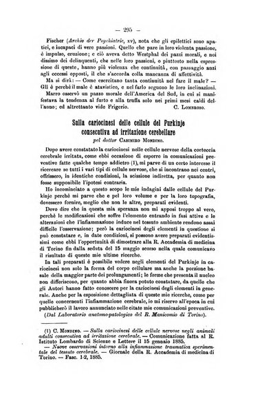 Archivio di psichiatria, scienze penali ed antropologia criminale per servire allo studio dell'uomo alienato e delinquente