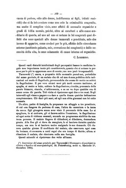 Archivio di psichiatria, scienze penali ed antropologia criminale per servire allo studio dell'uomo alienato e delinquente