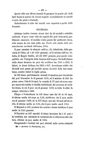 Archivio di psichiatria, scienze penali ed antropologia criminale per servire allo studio dell'uomo alienato e delinquente