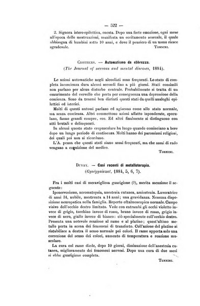 Archivio di psichiatria, scienze penali ed antropologia criminale per servire allo studio dell'uomo alienato e delinquente