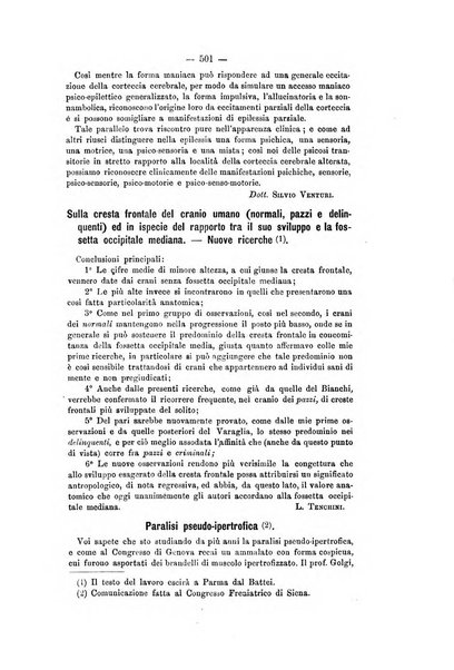 Archivio di psichiatria, scienze penali ed antropologia criminale per servire allo studio dell'uomo alienato e delinquente