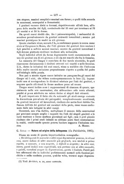 Archivio di psichiatria, scienze penali ed antropologia criminale per servire allo studio dell'uomo alienato e delinquente