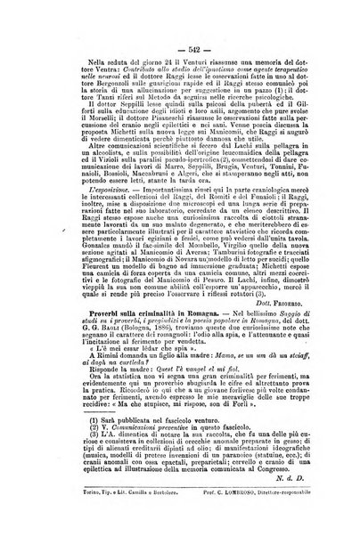 Archivio di psichiatria, scienze penali ed antropologia criminale per servire allo studio dell'uomo alienato e delinquente