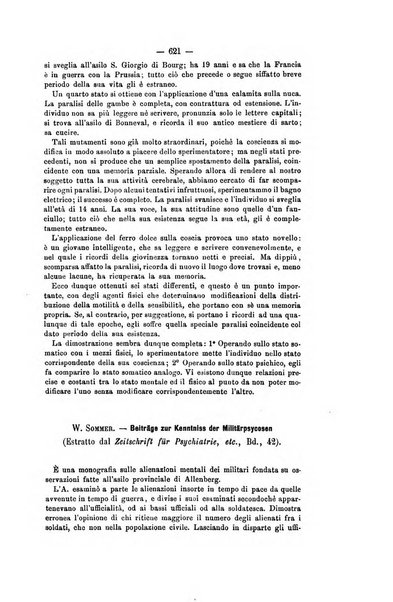 Archivio di psichiatria, scienze penali ed antropologia criminale per servire allo studio dell'uomo alienato e delinquente