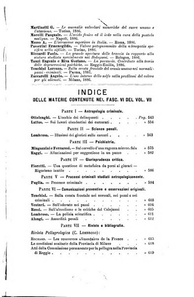 Archivio di psichiatria, scienze penali ed antropologia criminale per servire allo studio dell'uomo alienato e delinquente