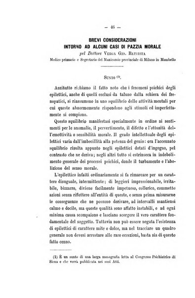 Archivio di psichiatria, scienze penali ed antropologia criminale per servire allo studio dell'uomo alienato e delinquente