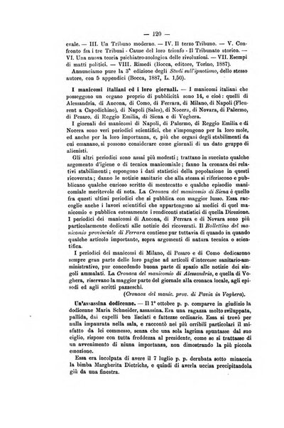 Archivio di psichiatria, scienze penali ed antropologia criminale per servire allo studio dell'uomo alienato e delinquente