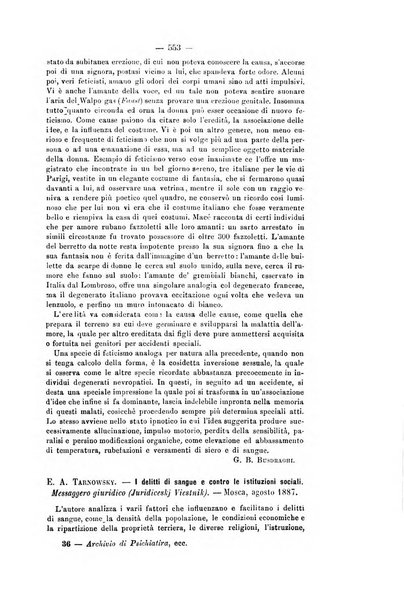 Archivio di psichiatria, scienze penali ed antropologia criminale per servire allo studio dell'uomo alienato e delinquente