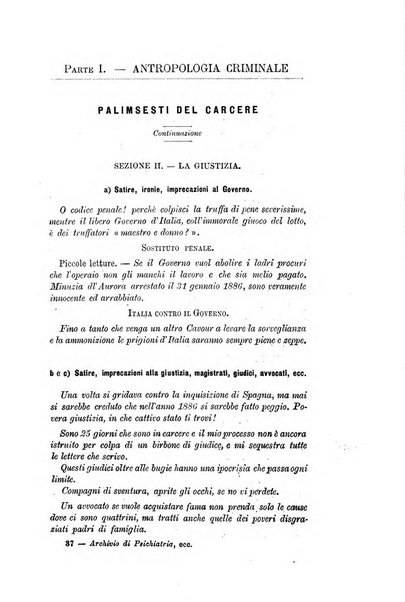 Archivio di psichiatria, scienze penali ed antropologia criminale per servire allo studio dell'uomo alienato e delinquente