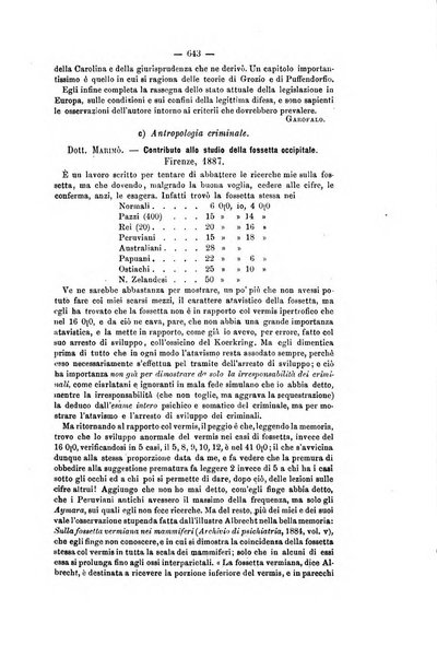 Archivio di psichiatria, scienze penali ed antropologia criminale per servire allo studio dell'uomo alienato e delinquente