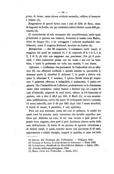 Archivio di psichiatria, scienze penali ed antropologia criminale per servire allo studio dell'uomo alienato e delinquente