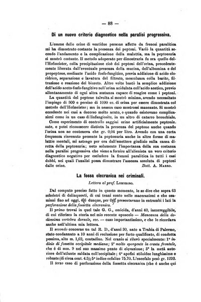 Archivio di psichiatria, scienze penali ed antropologia criminale per servire allo studio dell'uomo alienato e delinquente