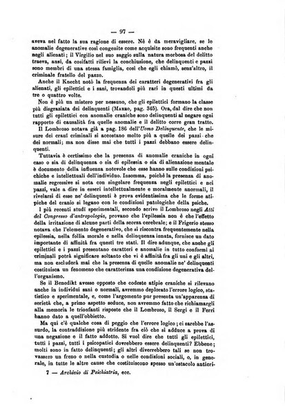 Archivio di psichiatria, scienze penali ed antropologia criminale per servire allo studio dell'uomo alienato e delinquente