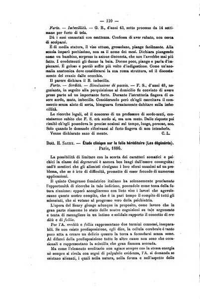 Archivio di psichiatria, scienze penali ed antropologia criminale per servire allo studio dell'uomo alienato e delinquente