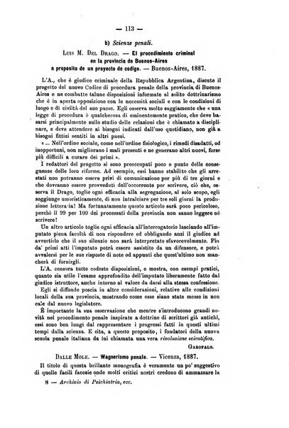 Archivio di psichiatria, scienze penali ed antropologia criminale per servire allo studio dell'uomo alienato e delinquente