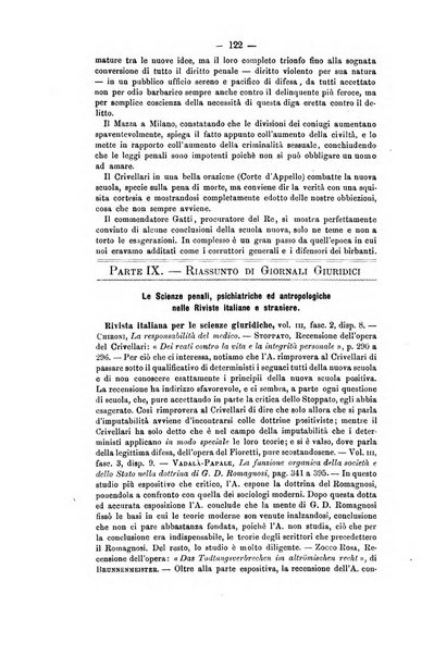 Archivio di psichiatria, scienze penali ed antropologia criminale per servire allo studio dell'uomo alienato e delinquente