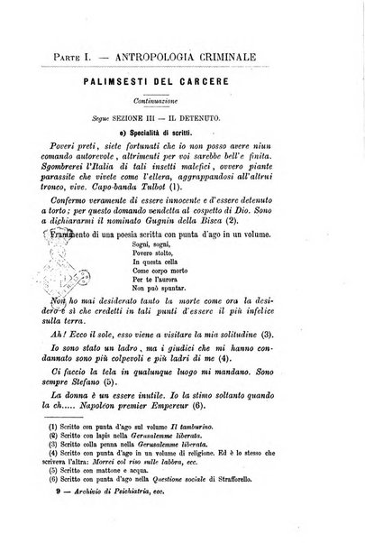 Archivio di psichiatria, scienze penali ed antropologia criminale per servire allo studio dell'uomo alienato e delinquente