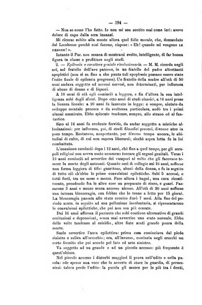 Archivio di psichiatria, scienze penali ed antropologia criminale per servire allo studio dell'uomo alienato e delinquente