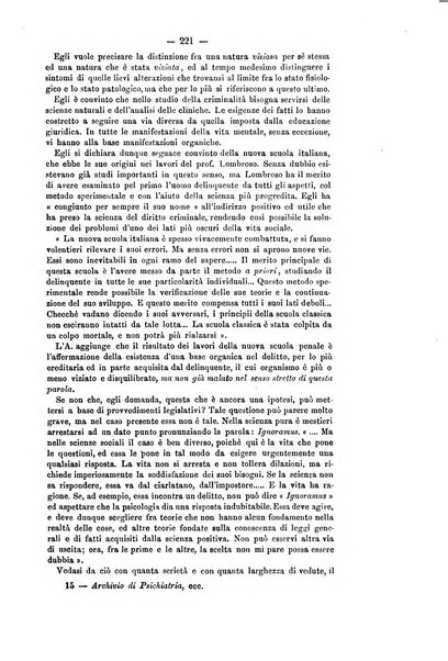 Archivio di psichiatria, scienze penali ed antropologia criminale per servire allo studio dell'uomo alienato e delinquente