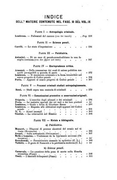 Archivio di psichiatria, scienze penali ed antropologia criminale per servire allo studio dell'uomo alienato e delinquente